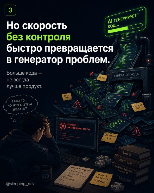 AI делает разработчика быстрее.