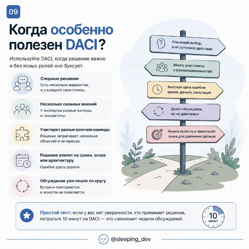 DACI: как перестать ходить по кругу и наконец принять решение
