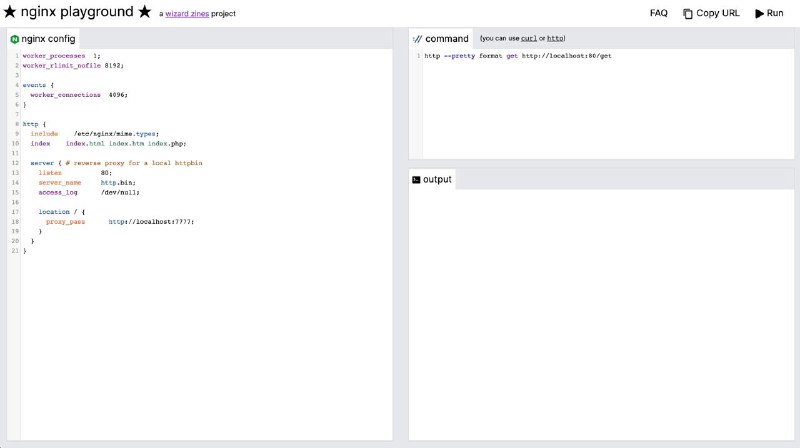 Julia Evans сделала всем подарок и заопенсорсила песочницу для nginx конфигов